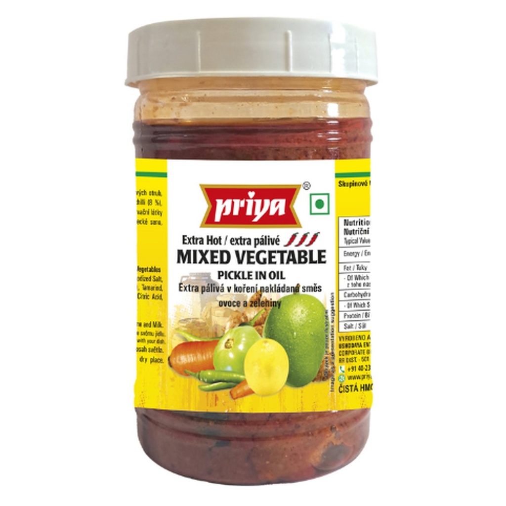 Mixed Vegetable Pickle in Oil - Priya - 300g