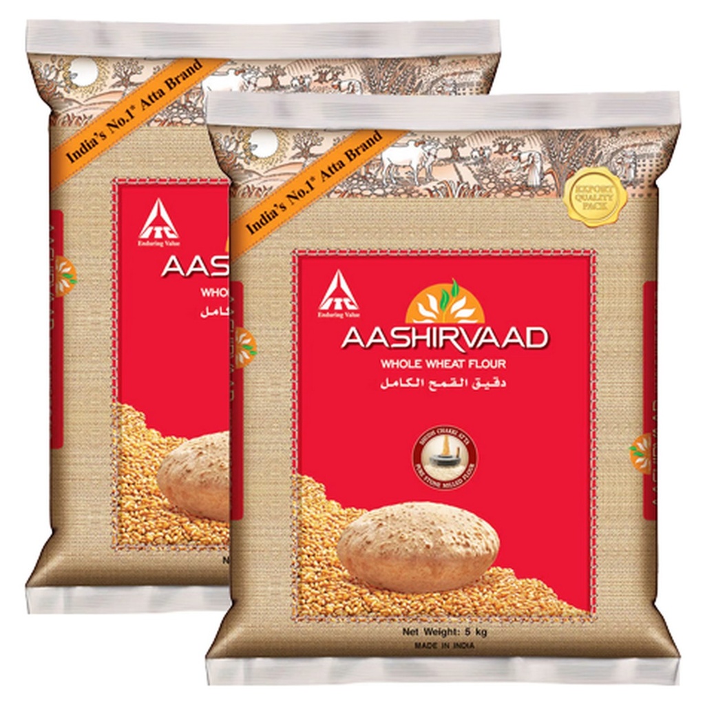 [FLOR00264] Whole Wheat Atta - Aashirvaad - 5kg