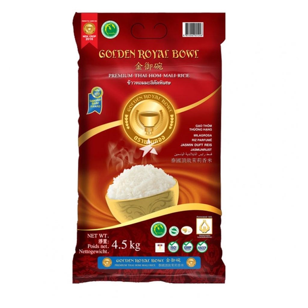 Thai Hom Mali Rice - Golden Bowl - 4.5kg