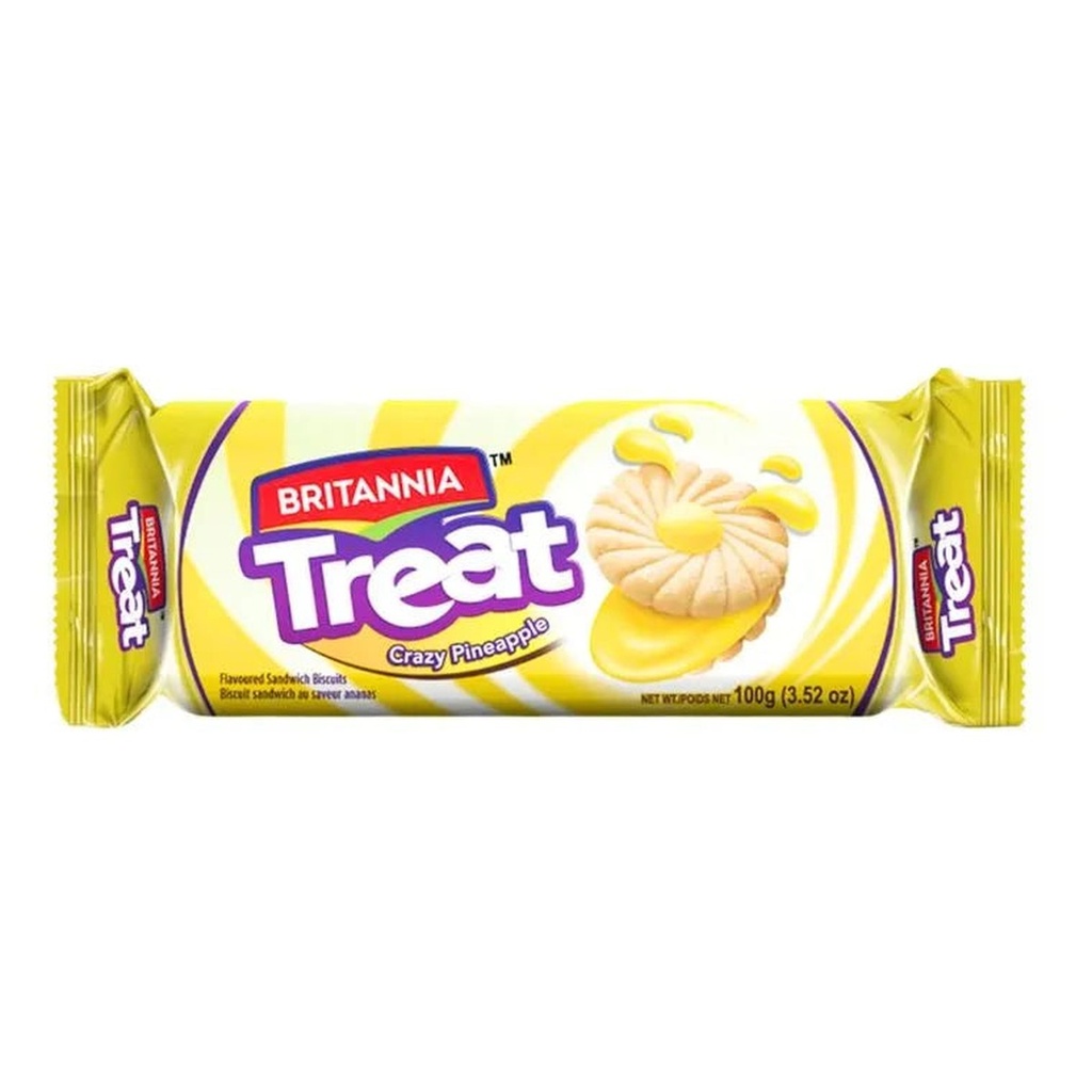 Pineapple Cream Treat -  Britannia - 100g