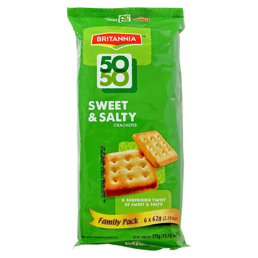 Sweet & Salty Family Pack -  Britannia - 372g