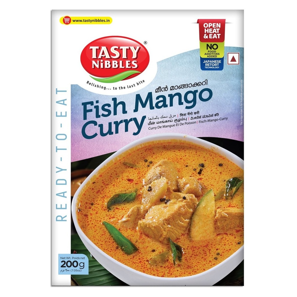 RTE Fish Mango Curry - Tasty Nibbles - 200g