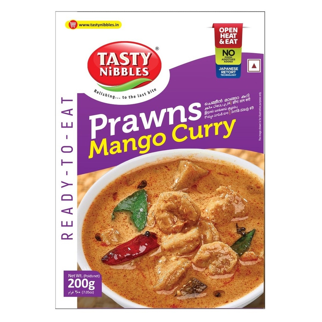 RTE Prawns Mango Curry - Tasty Nibbles - 200g