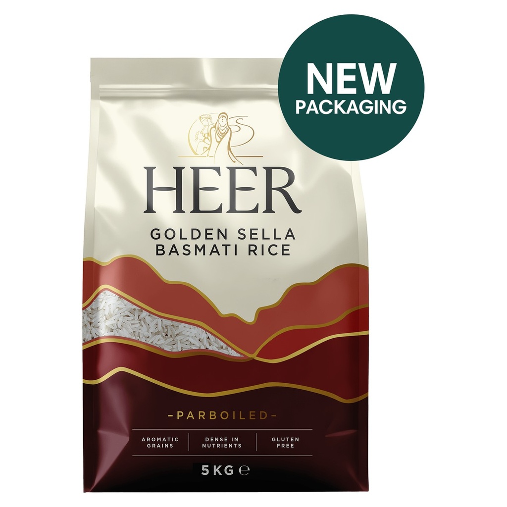 Golden Sella Basmati Rice - Heer - 5kg