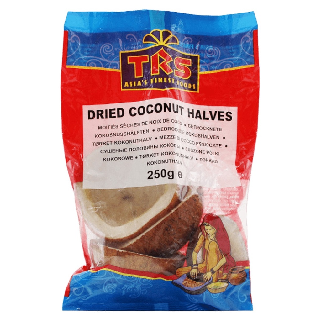 Dried Coconut Halves - TRS - 250g