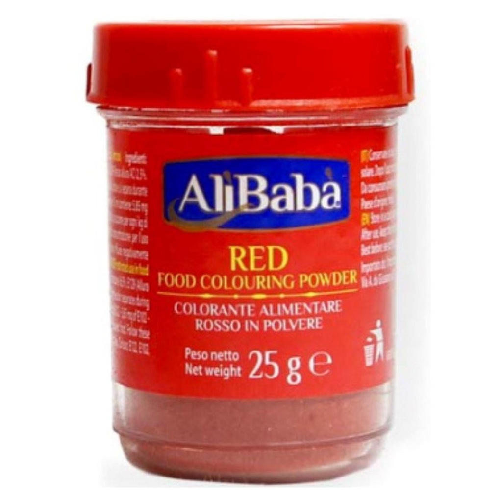 Bright Red Food Colour - Alibaba - 25g