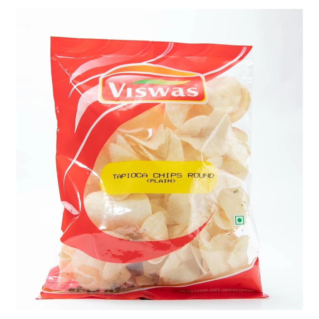 Tapioca Chips Round Plain - Viswas - 150g