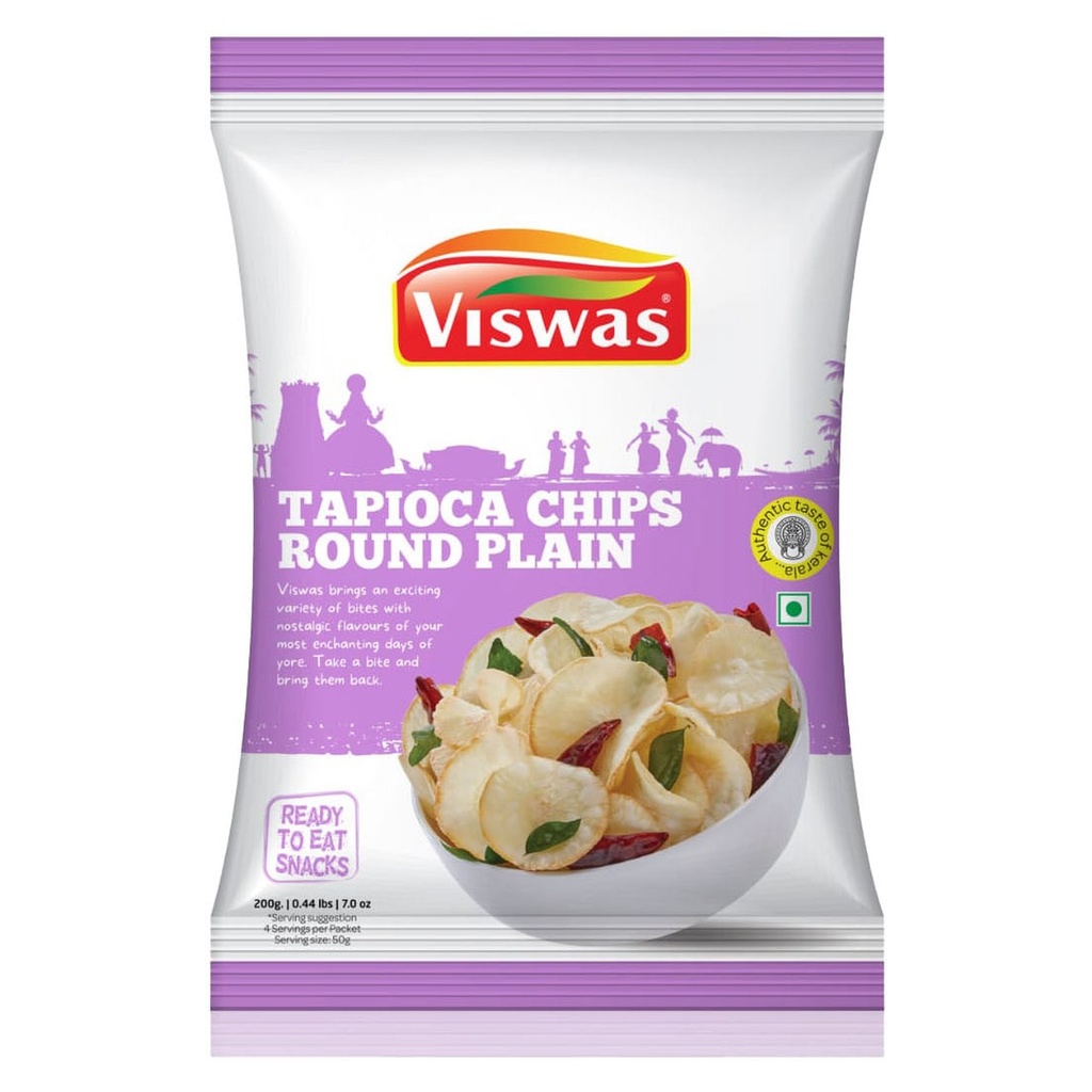 Tapioca Chips Stick Plain - Viswas - 150g