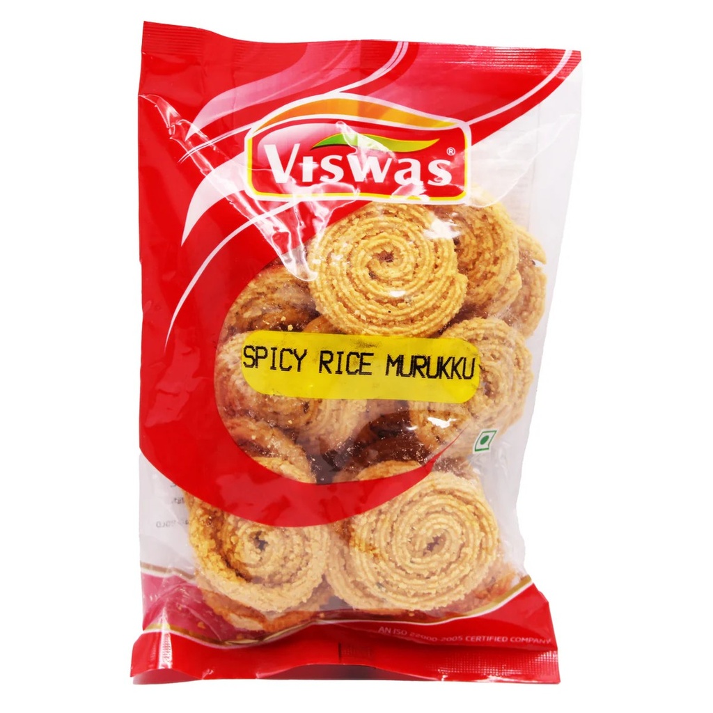Spicy Rice Murukku Bottle - Viswas - 300g