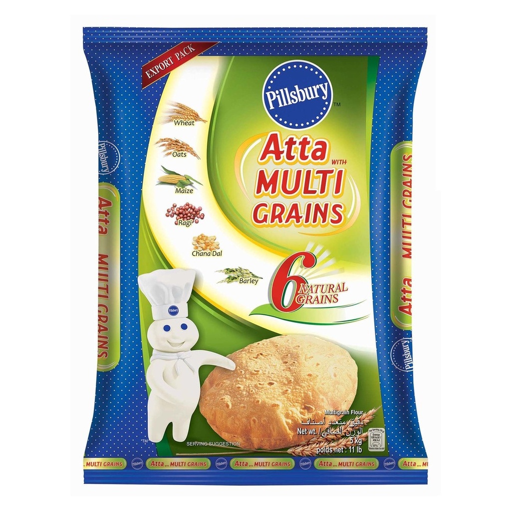[FLORLU012] Atta Multi Grains - Pillsbury - 5kg