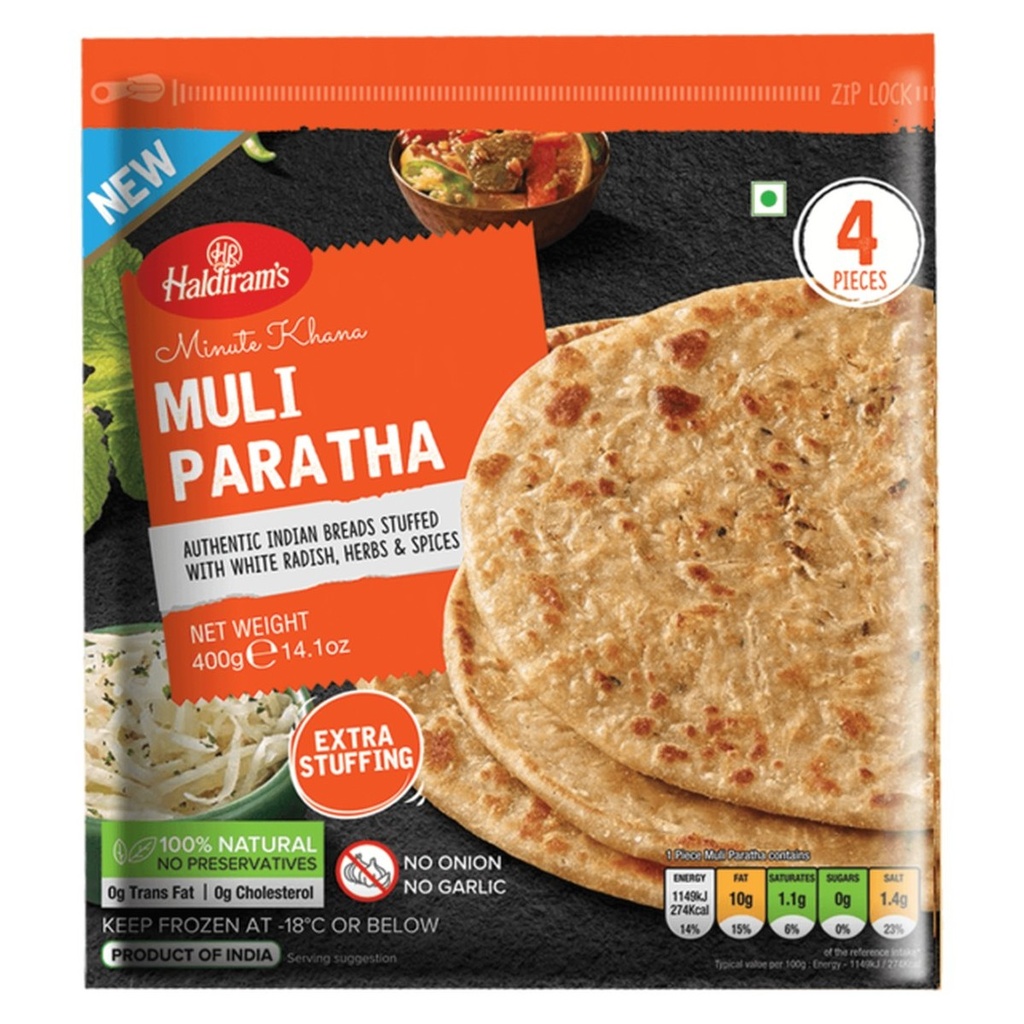 [SNCKLU118] Muli Paratha - Haldirams - 400g