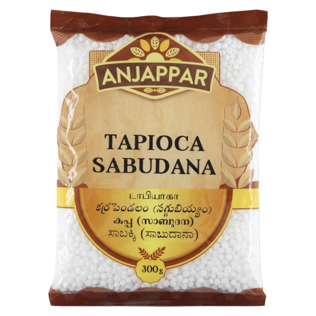 [CNPRLU040] Sago (Tapioca Large) - Anjappar - 300g